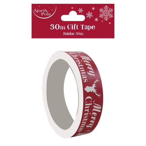 Picture of 30M CHRISTMAS PRINTED GIFT TAPE